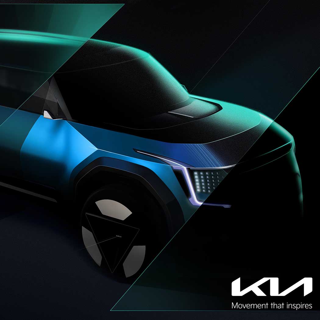 KIA дразнит концепт EV9 – воплощение своего видения поставщика экологически безопасных решений для мобильности
