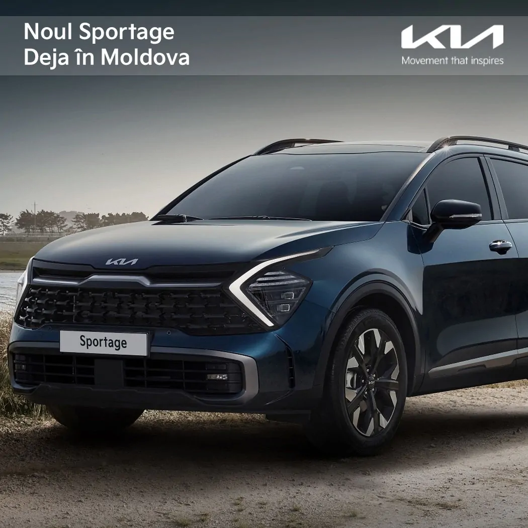 Noul KIA Sportage este deja în Moldova – un SUV urban perfect