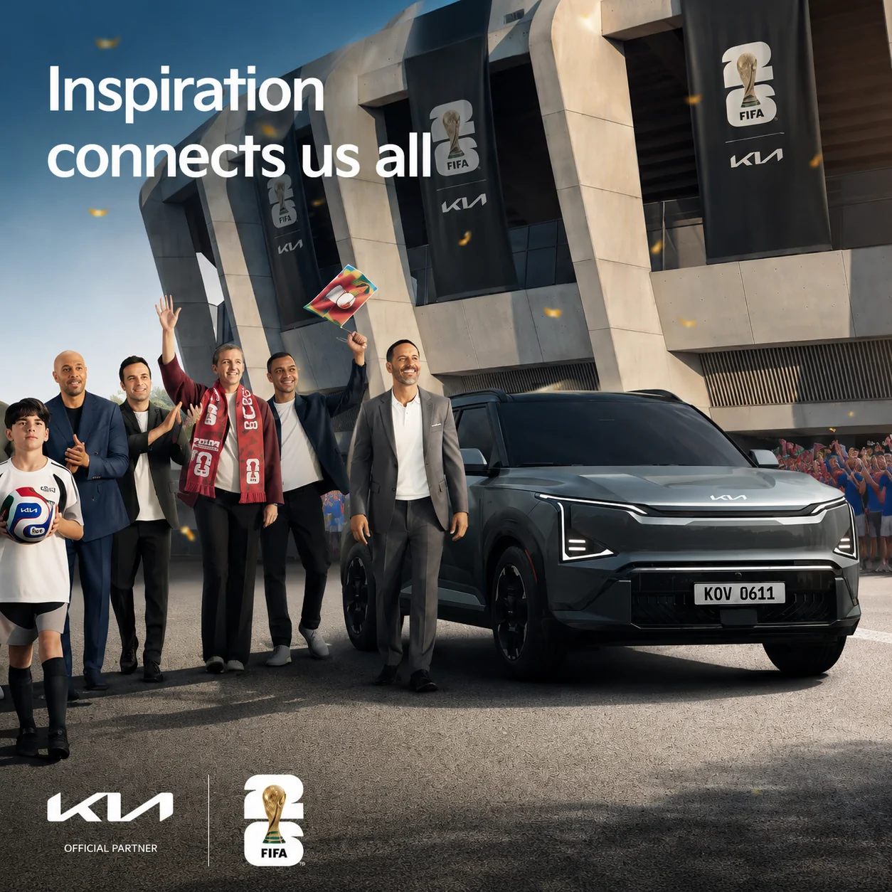 Kia susține Cupa Mondială FIFA 2026™ în calitate de partener oficial de mobilitate